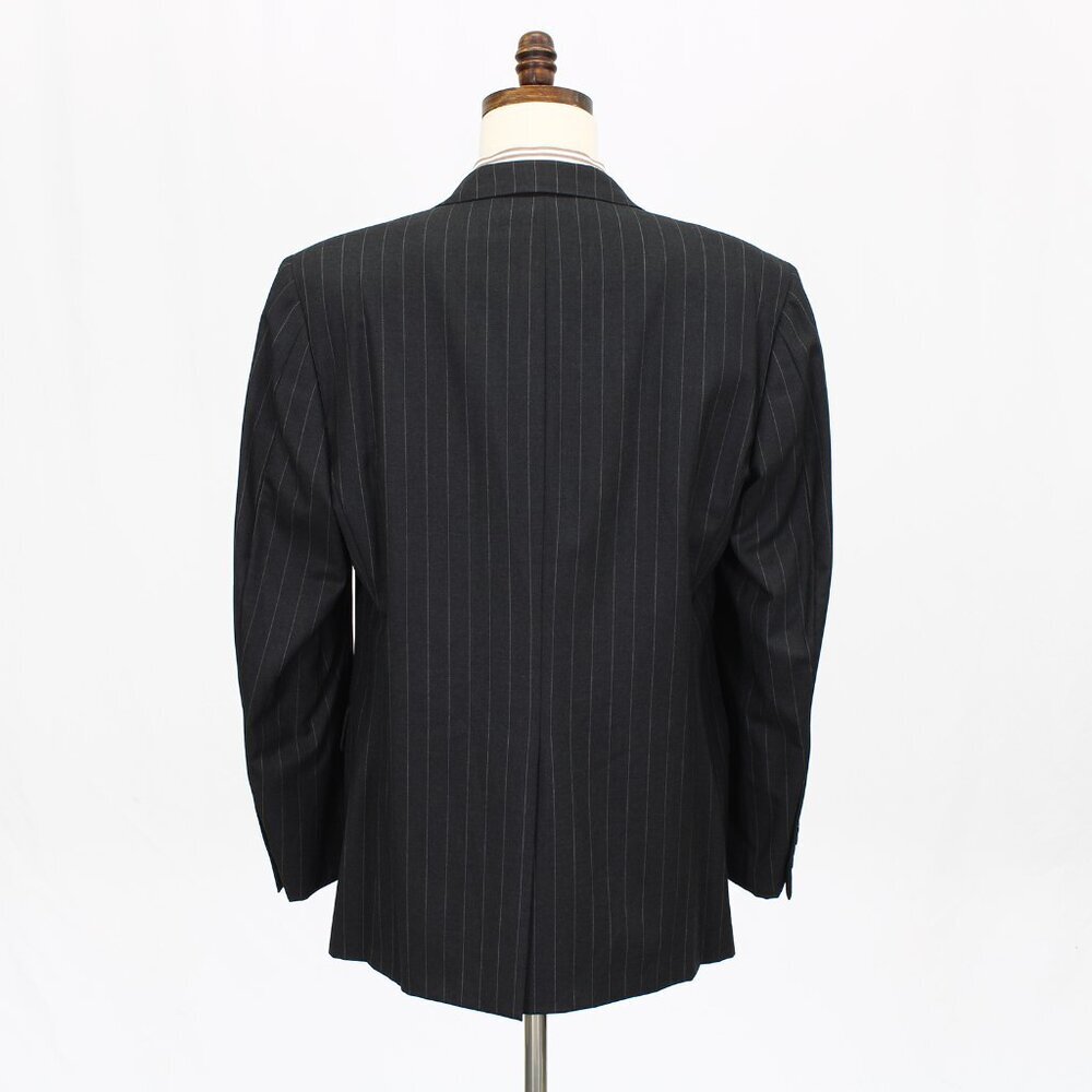 Hickey Freeman 43R Gray Striped 2-Button Blazer Suit Jacket G588 - Picture 7 of 11